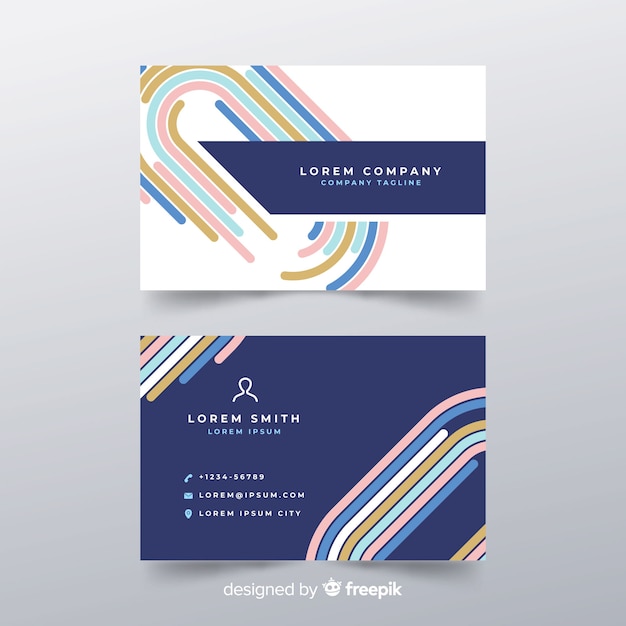 business card template design free download