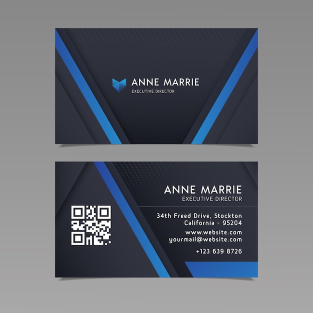 Download Free Business Card Template With Blue Lines Free Vector Use our free logo maker to create a logo and build your brand. Put your logo on business cards, promotional products, or your website for brand visibility.