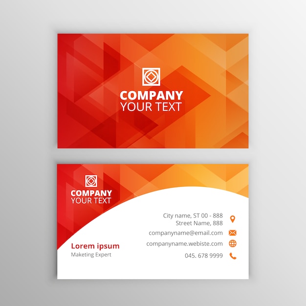 Business card template Vector | Free Download