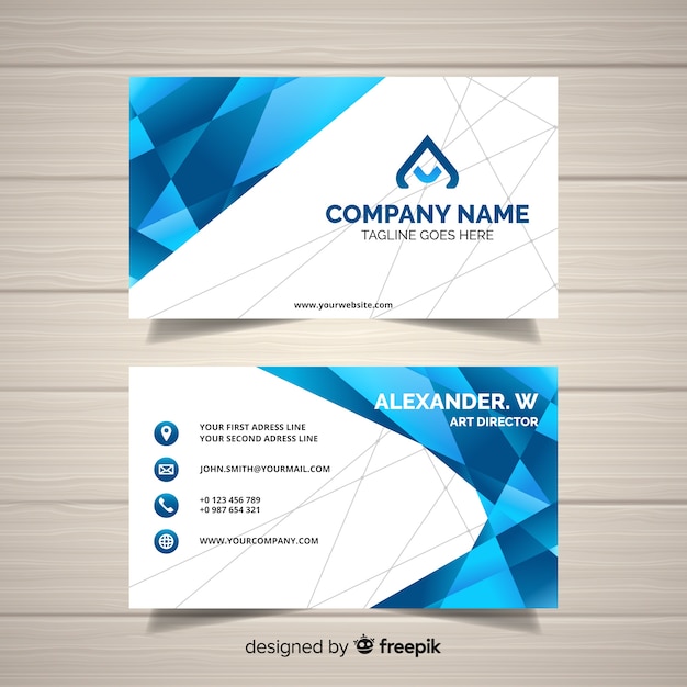 Business card template | Free Vector