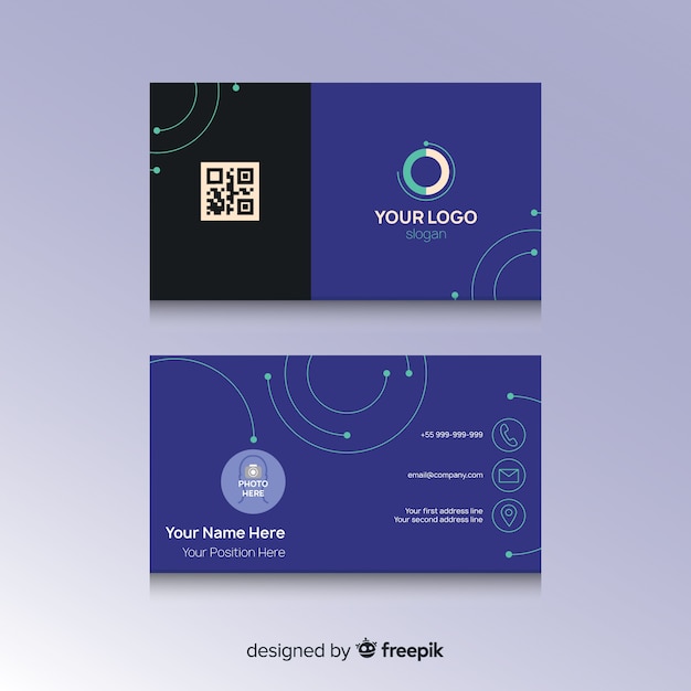 Free Vector Business Card Template