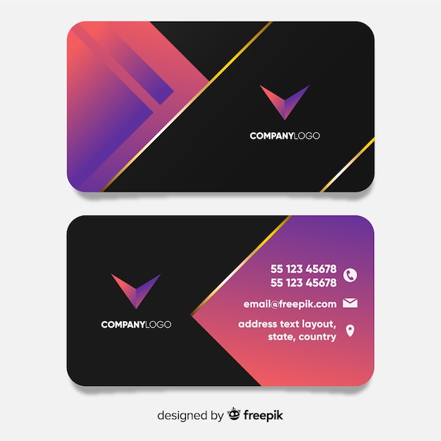 template business cards free download