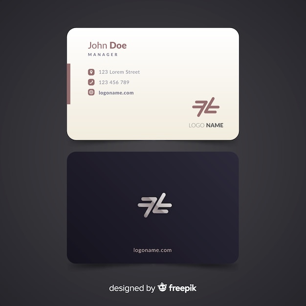 free business card templates download