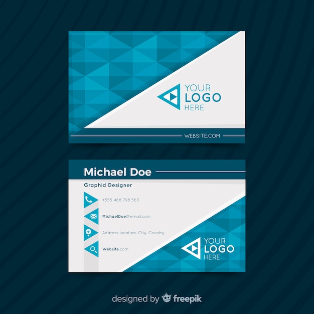 business card template free download