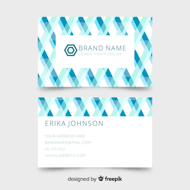 free printable business card design templates free