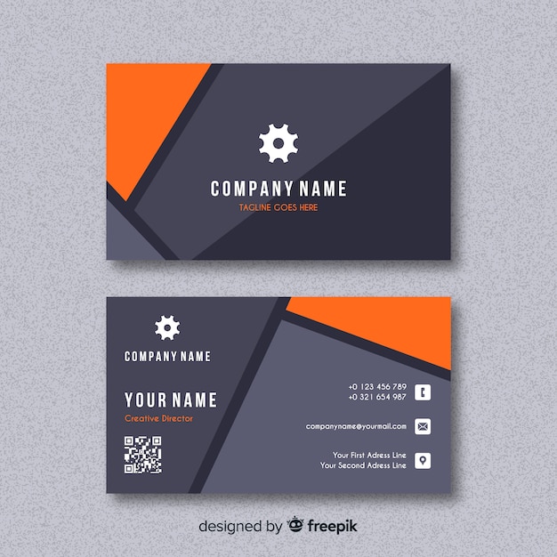 Free Vector | Business Card Template