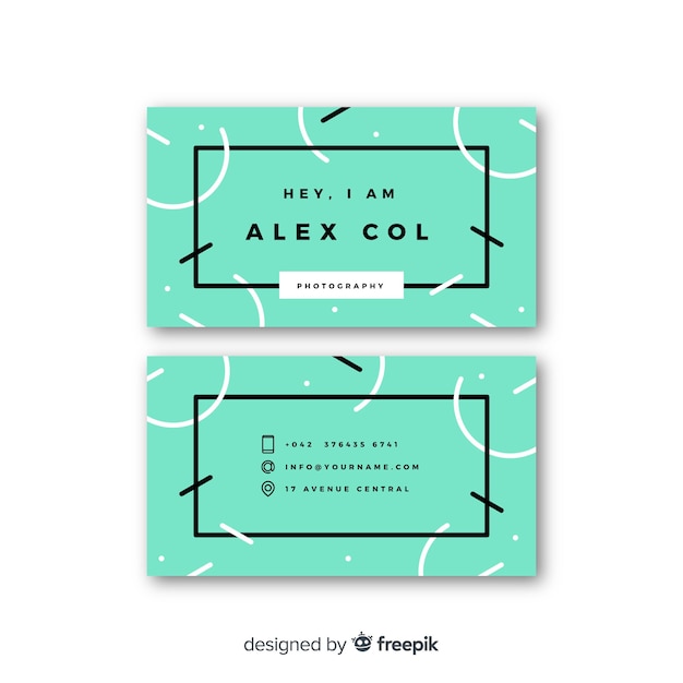 business card template free printable business card template