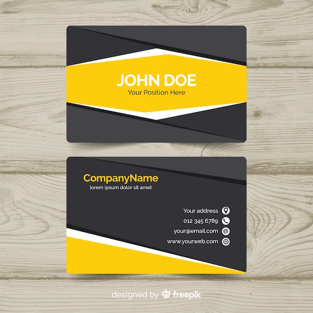 free business card template no download