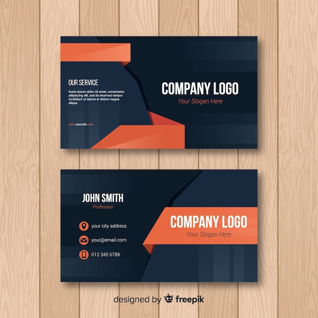 template business cards free download