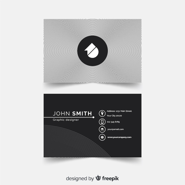 free printable business card design templates free