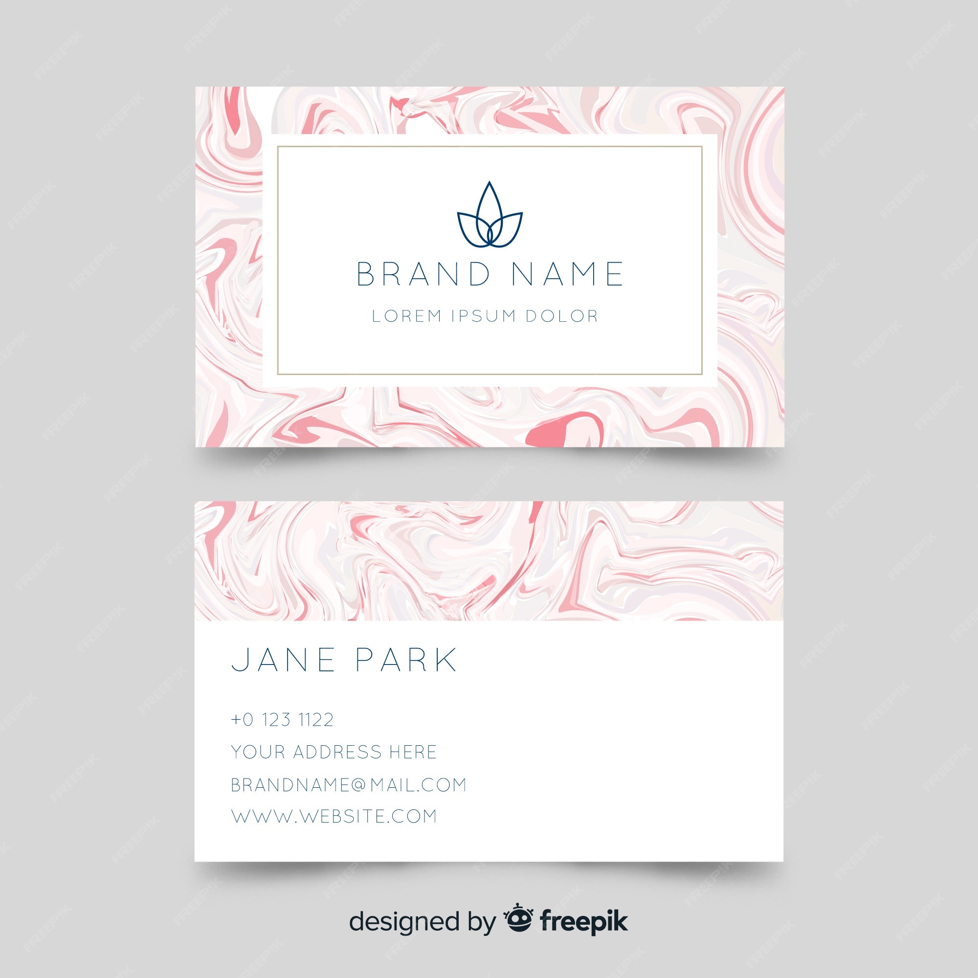 Free Vector | Business card template