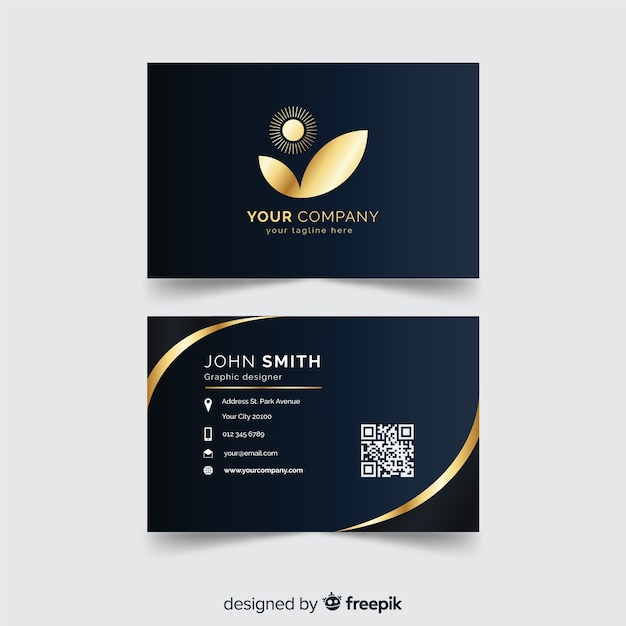 simple business card template psd free download