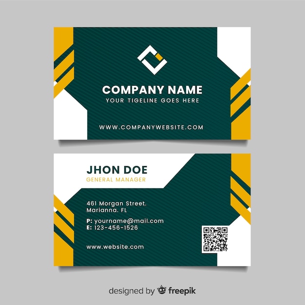 Free Vector | Business card template