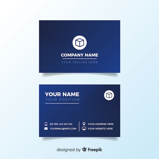 Free Vector | Business card template