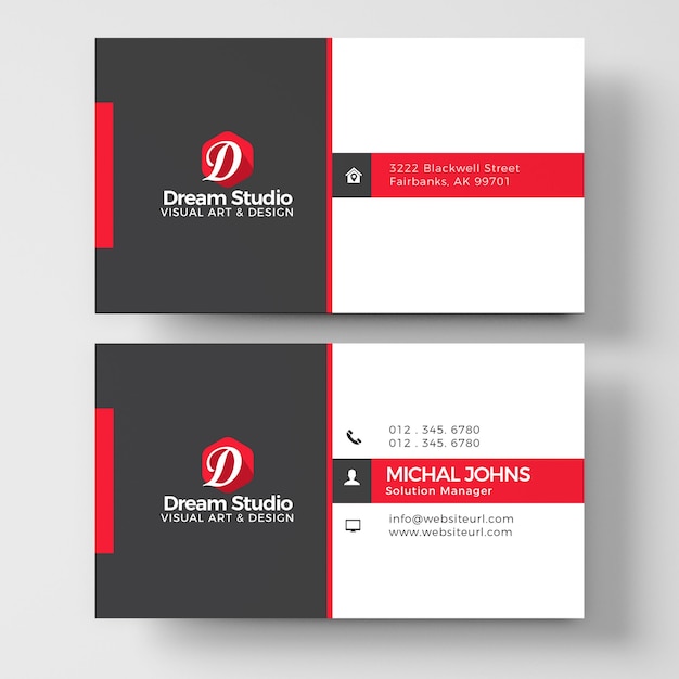 Business card Vector | Premium Download