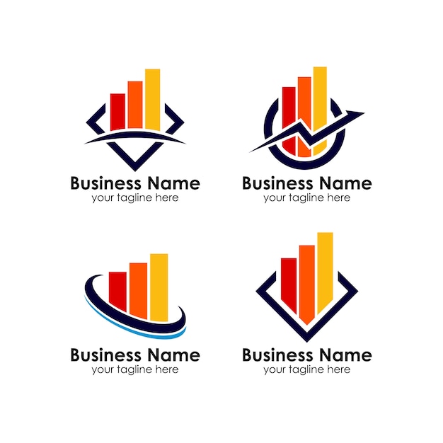 Premium Vector | Business corporate finance logo design ...