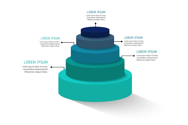 Premium Vector | Business data visualization. process chart. infographic