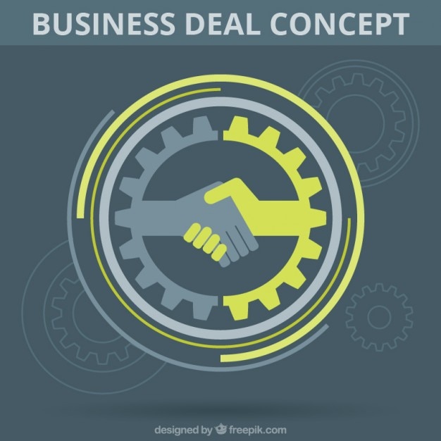 Premium Vector Business deal symbol