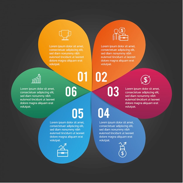 Premium Vector | Business diagram and infographic data information