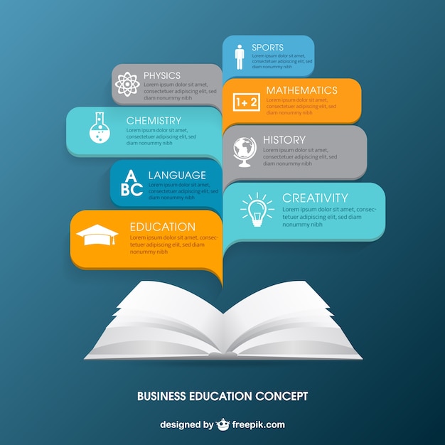 Business education infographic