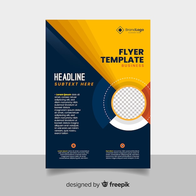 Free Vector | Business Flyer Template