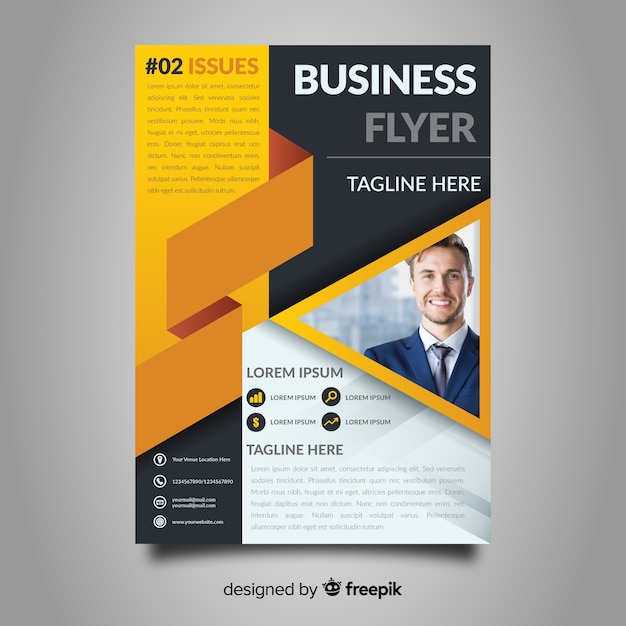 Business flyer template Vector | Free Download