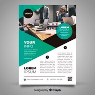 Free Vector Business Flyer Template