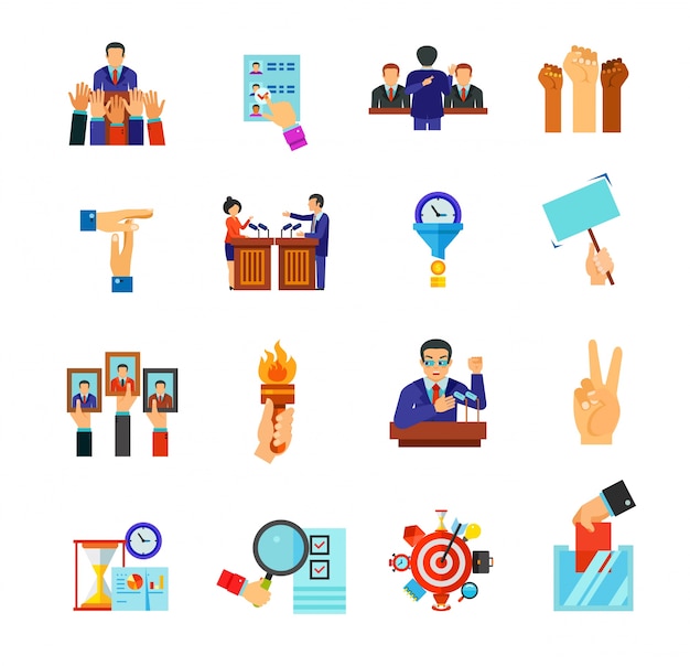 Download Business icon collection Vector | Free Download