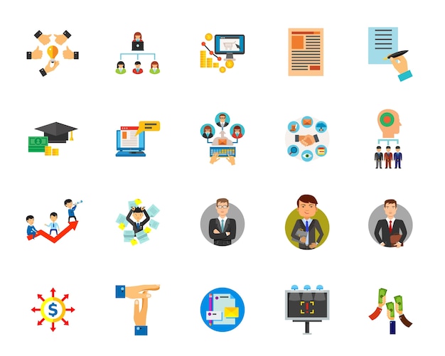 Download Business icon set Vector | Free Download