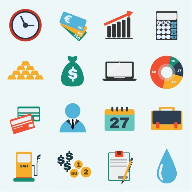 Free Vector | Business icons collection