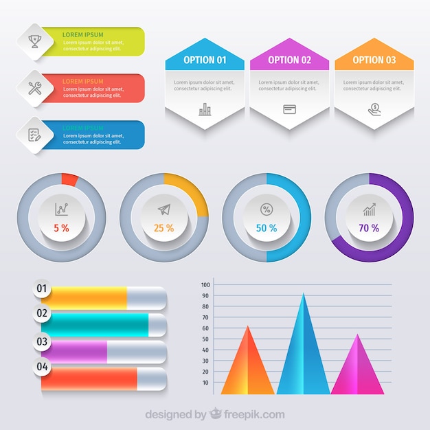 Free Vector | Business Infographic Template With Photo