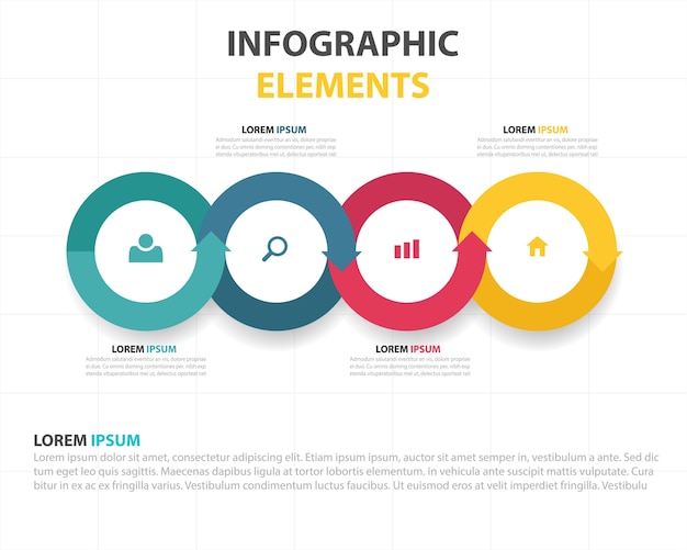 Free Vector Business infographic template