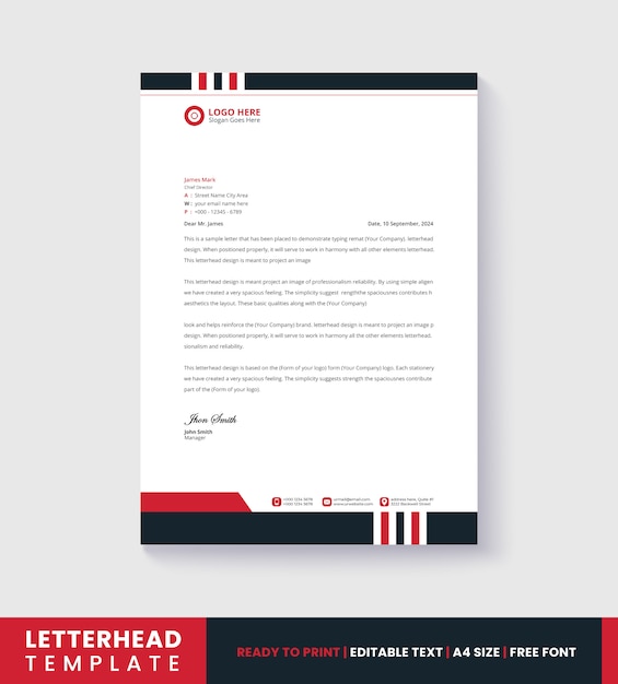 Make A Letterhead Template In Word