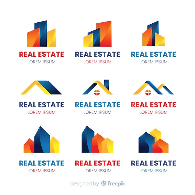 Download Free Download This Free Vector Business Logo For Real Estate Template Use our free logo maker to create a logo and build your brand. Put your logo on business cards, promotional products, or your website for brand visibility.