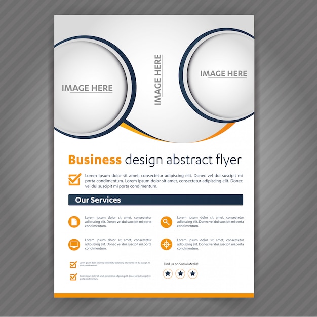 Business medical travel tourism flyer Premium Vector