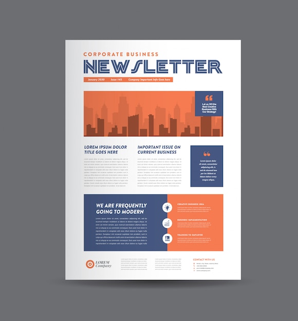 premium-vector-business-newsletter-design-journal-design-monthly