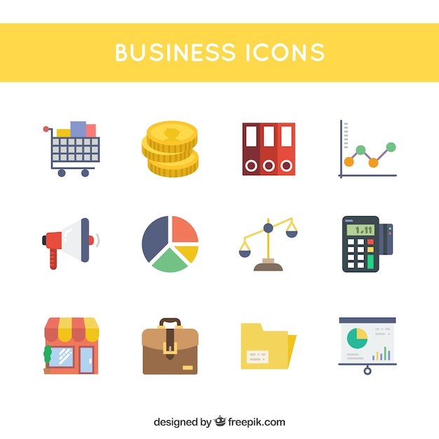 Business office and marketing icons