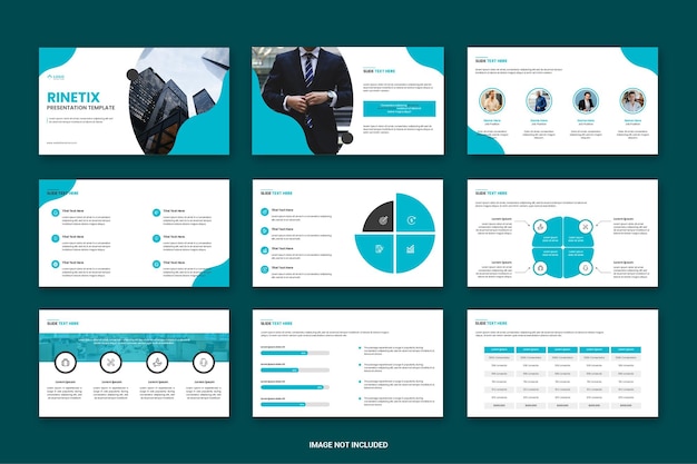 Premium Vector | Business powerpoint presentation template design