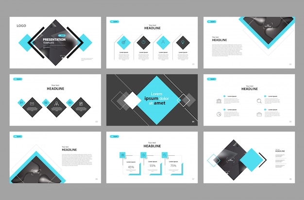 types of slide layouts in presentation