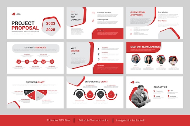 Premium Vector | Business Proposal Powerpoint Template