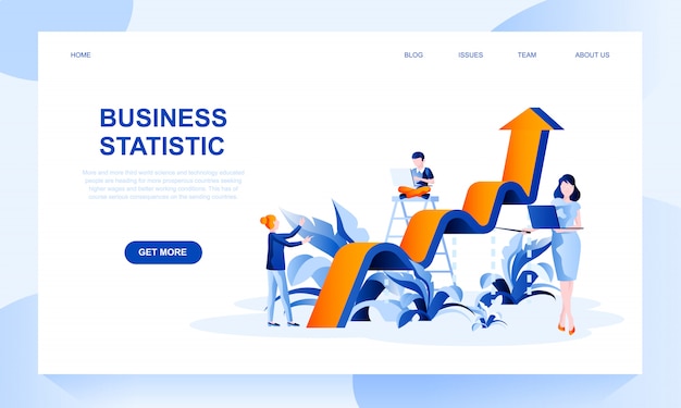 Download Free Business Statistics Landing Page Template With Header Premium Vector Use our free logo maker to create a logo and build your brand. Put your logo on business cards, promotional products, or your website for brand visibility.