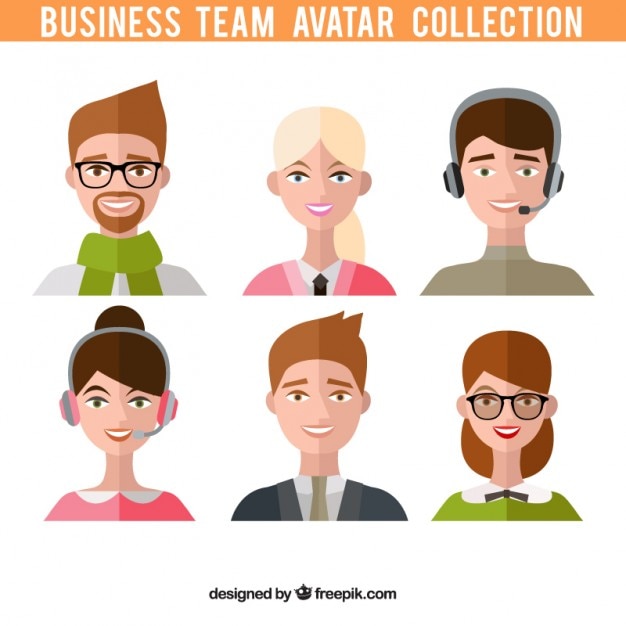 Business team avatars Vector | Free Download