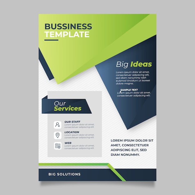 Free Vector | Business template concept