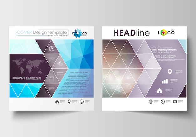 Download Free Business Templates For Square Design Brochure Premium Vector Use our free logo maker to create a logo and build your brand. Put your logo on business cards, promotional products, or your website for brand visibility.