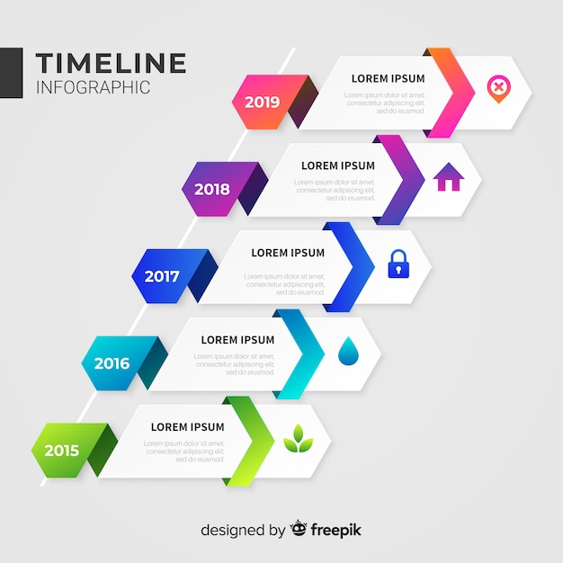 Business timeline infographic Vector | Free Download