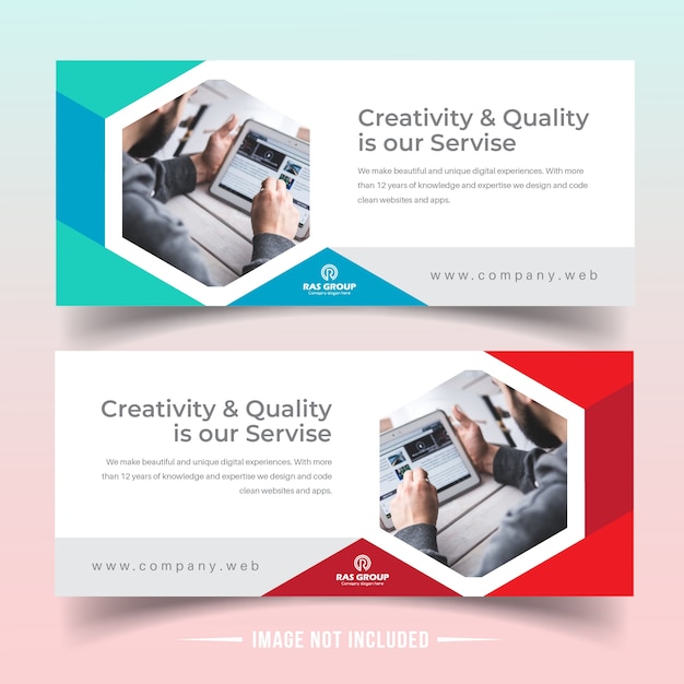 Business Web banner design Premium Vector Business Web banner design Premium Vector