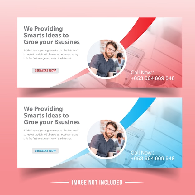 Premium Vector | Business web banner templates