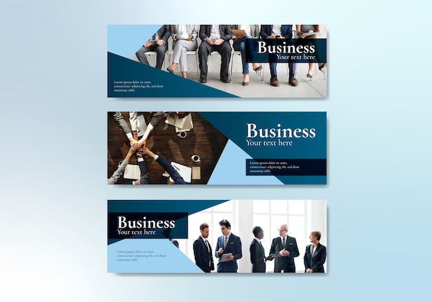 Free Vector Business web page template Free Vector Business web page template