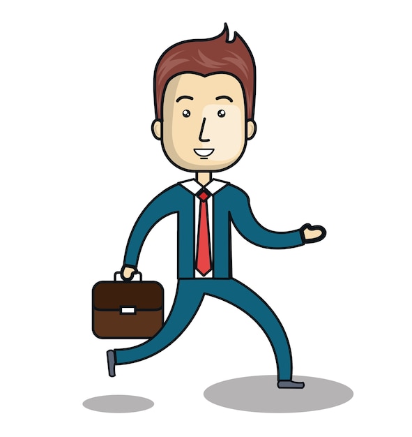 Premium Vector Businessman Character Avatar Icon