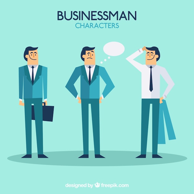 Businessman characters
